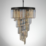 Citilux Мартин CL332172 Люстра хрустальная подвесная Шампань