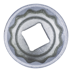 KING TONY (433028M) Головка торцевая стандартная двенадцатигранная 1/2", 28 мм