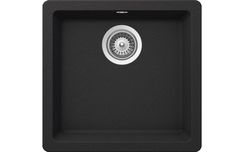 Мойка SCHOCK Quadro 50 Cristalite 450x430 (подстольный монтаж) оникс