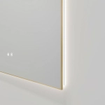 Зеркало LED Vincea VLM-4F120BG-2 120х80 брашированное золото
