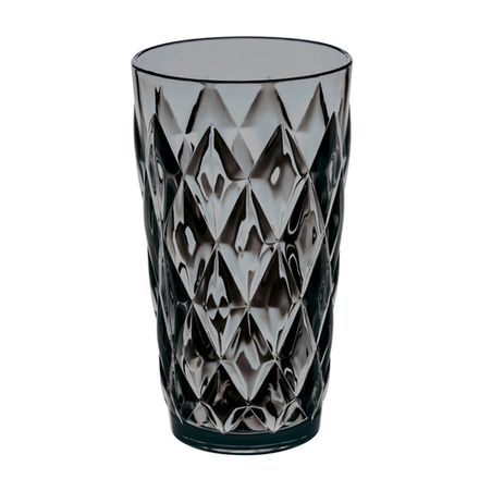 Стакан crystal, 450 мл, акрил, серый