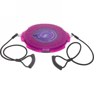 Диск вращающийся «Gracefulness» d- 30 см с эспандерами (нагрузка 13 кг), фиолетовый