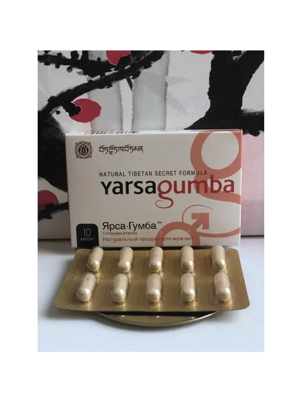 YARSAgumba (Ярсагумба) для мужчин 10 капсул красная уп.
