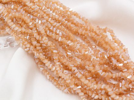 Нить бусин для украшений 4мм (ювелирное стекло)