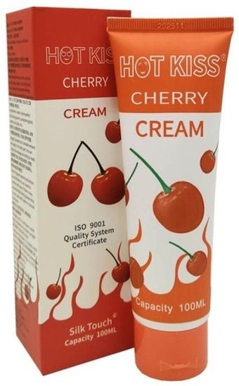 Лубрикант HOT KISS гель вишня, 100 мл на водной основе