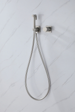 Смеситель ABBER Rund AF8725SP с гигиеническим душем, сатин