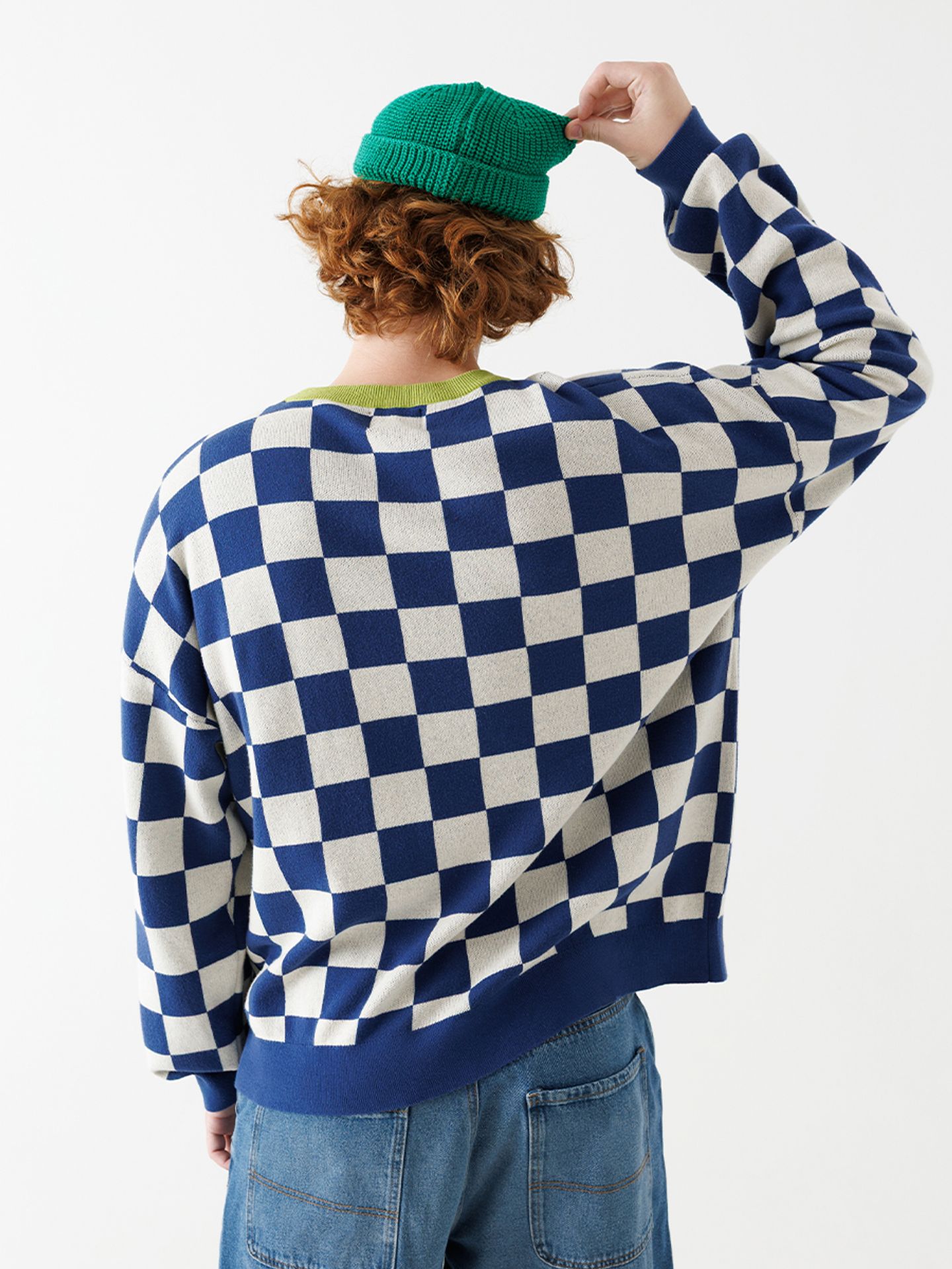 Джемпер взрослый "Шахматы"