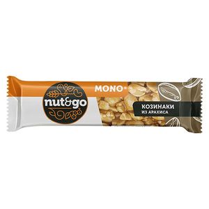 Батончик KDV NUT N GO Козинак арахисовый 32 гр/шт 24 шт/кор