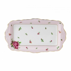 Royal Albert Поднос для сэндвичей New Country Roses Pink 30x18 см