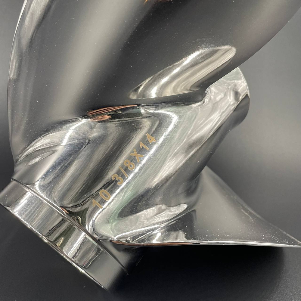 Гребной винт Yamaha 40-55, F30-60 (3X10 3/8X14) (Сталь) (POLASTORM MEGARA)