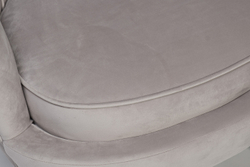 Кресло велюр Garda Decor серое 87yy-1907 kres ser