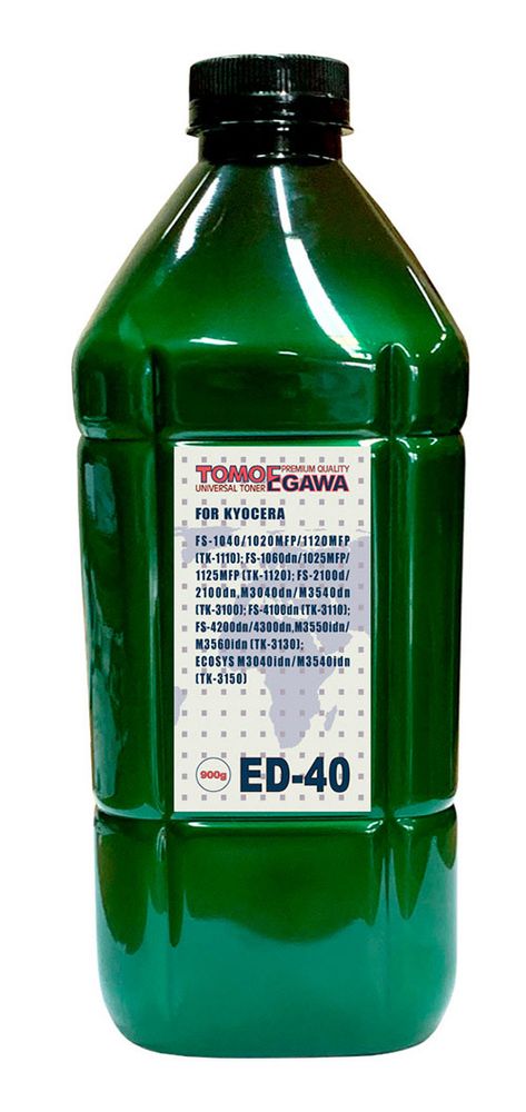 Тонер для KYOCERA Универсальный тип ED-40 (900гр, TOMOEGAWA) Green Line