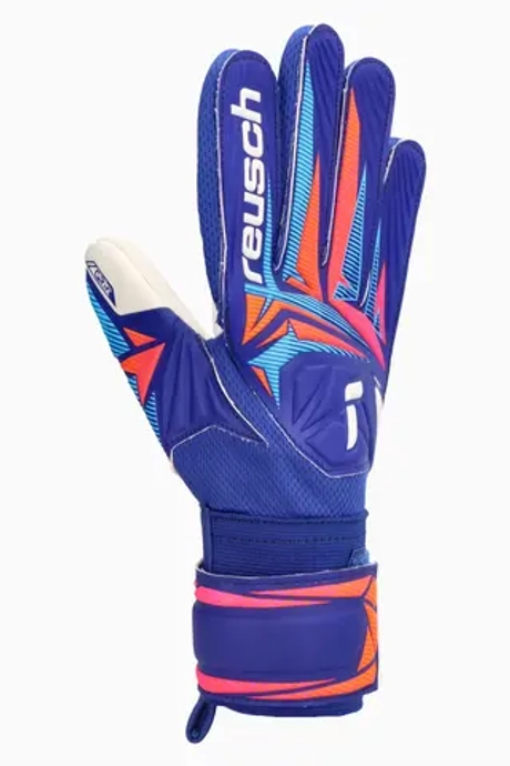 Вратарские перчатки Reusch Attrakt Grip Junior - синий