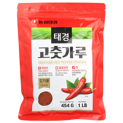 Nongshim, Порошок красного перца Taekyung, грубого помола, 454 г