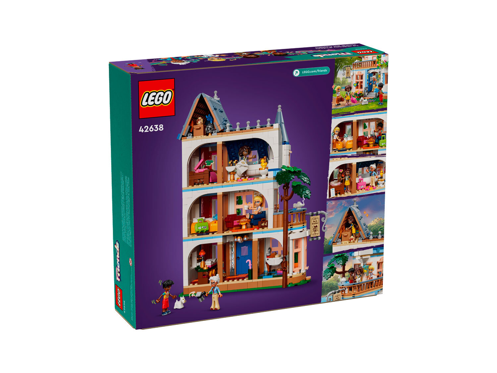 LEGO Friends 42638 «Отель типа: Постель и завтрак» — уютная история Хартлейк-Сити