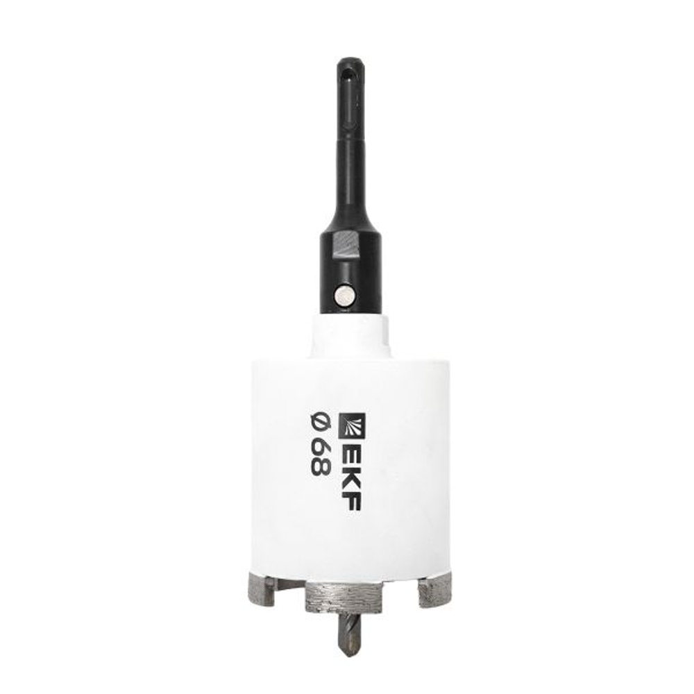 Коронка алмазная DCH-68 (верхнее пылеудаление) Laser M16 SDS-Plus EXPERT EKF