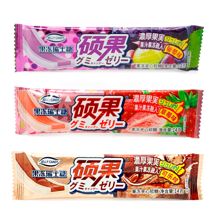 Жевательный стик Jelly Candy Клубника 14 г