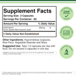 Double Wood Supplements - Artemisinin 120 capsules