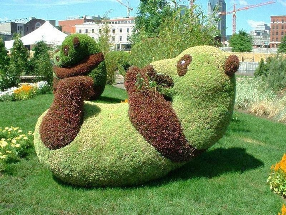 Топиарная фигура Панда