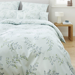 Пододеяльник 220x240 Elegante Leaflets голубой