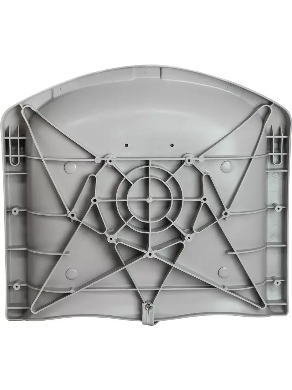 Кресло MR пластик. складн. с мягкими вставками (Gray/Black)