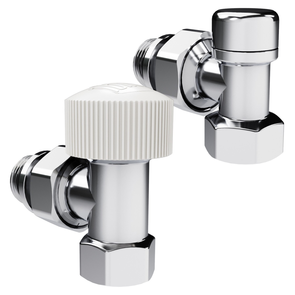 Набор термостатический угловой Royal Thermo Design 1/2quot;М30х1,5 (Хром)