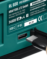 KRAFTOOL RL600, 600 м, ротационный лазерный нивелир (34600)