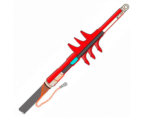Муфта термоусаживаемая концевая наружной установки для одножильного кабеля с пластмассовой изоляцией из сшитого полиэтилена, на напряжение до 20 кВ включительно ПКНТ(н)-О-20-150-240 (комплект на 3 фазы)