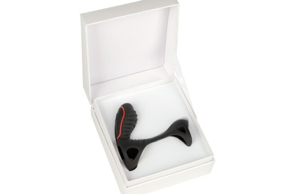 Gladiator + LRS эрекционная насадка кольцо с пультом управления (Цвет: черный)