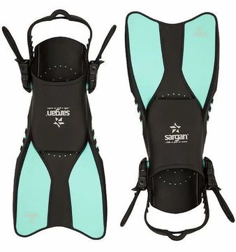 Ласты детские регулируемые Sargan Релакс бирюзовый