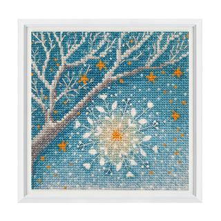 "Волшебная снежинка желаний"-C381  вышивка