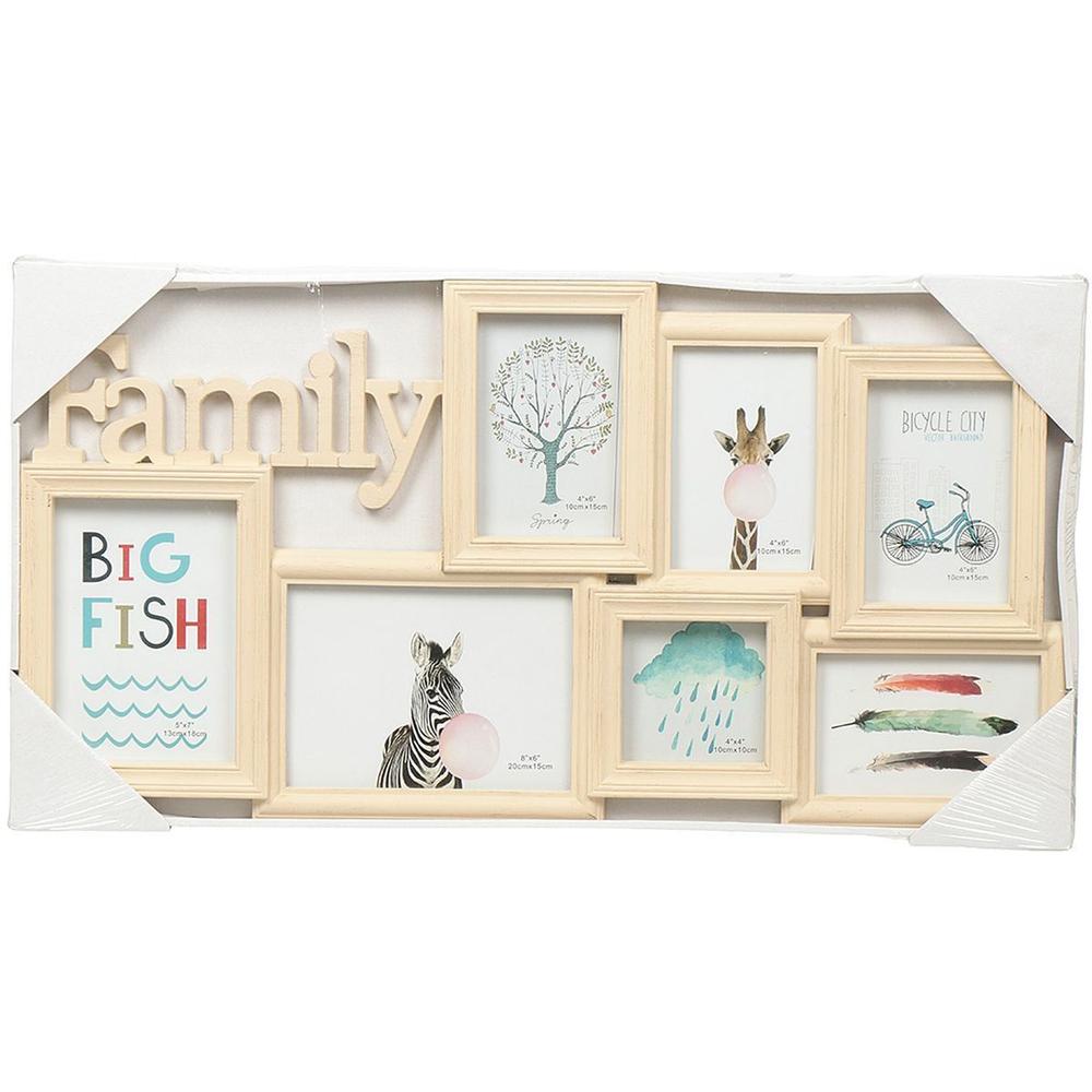 Фоторамка-коллаж 7, 33.5х65 см, беж, Family, Y3-1579