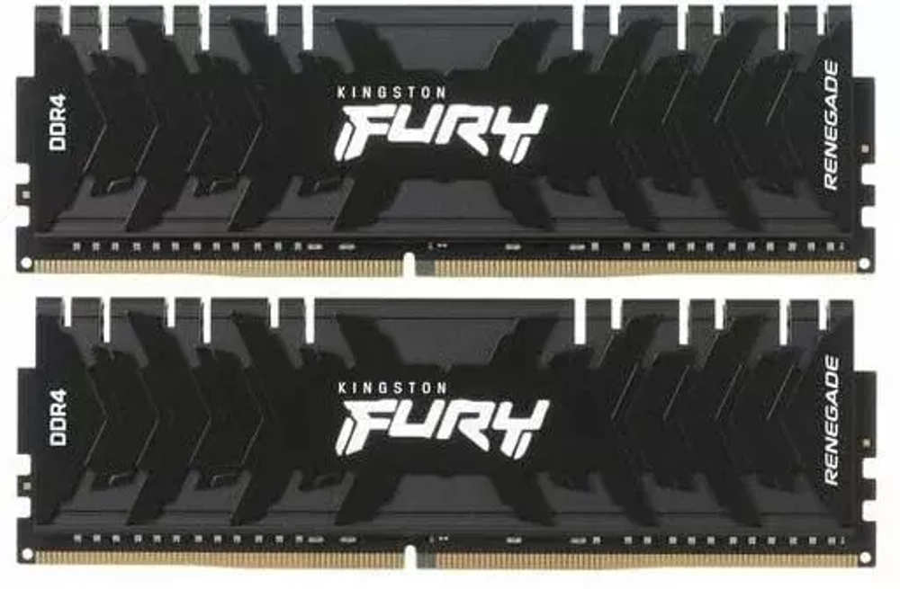 Оперативная память Kingston DRAM 64GB 3200MHz DDR4 CL16 DIMM (Kit of 2) FURY Renegade Black KF432C16RBK2/64