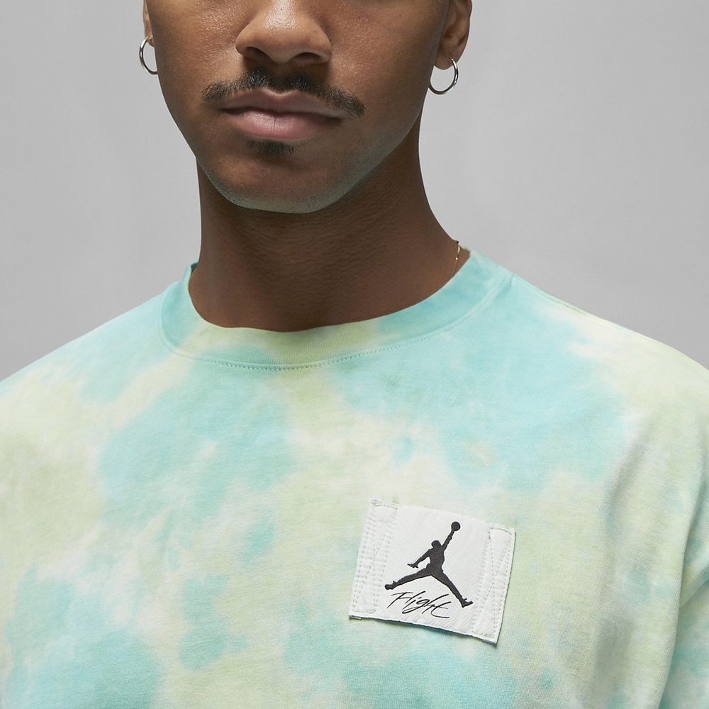 Футболка оверсайз Jordan Tie Dye, голуб.