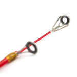 Удочка телескопическая Крокодил 135см (пробка, красная)