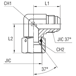 Соединение PN90 JIC 1.7/8"