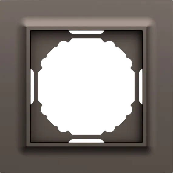 Рамка 1-я,  Wave мокко,  серия A07