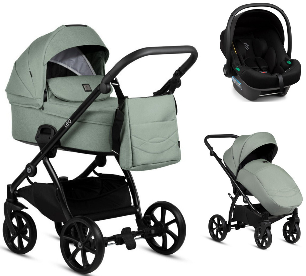 Детская коляска Tutis Leo Plus 3 в 1 1222039 Sage
