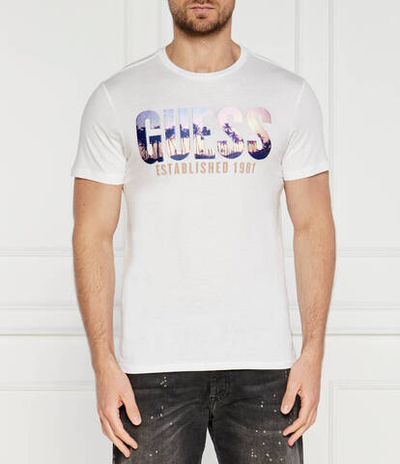 Футболка CITY OF PALMS GUESS - белый(M4YI83 K9RM1)
