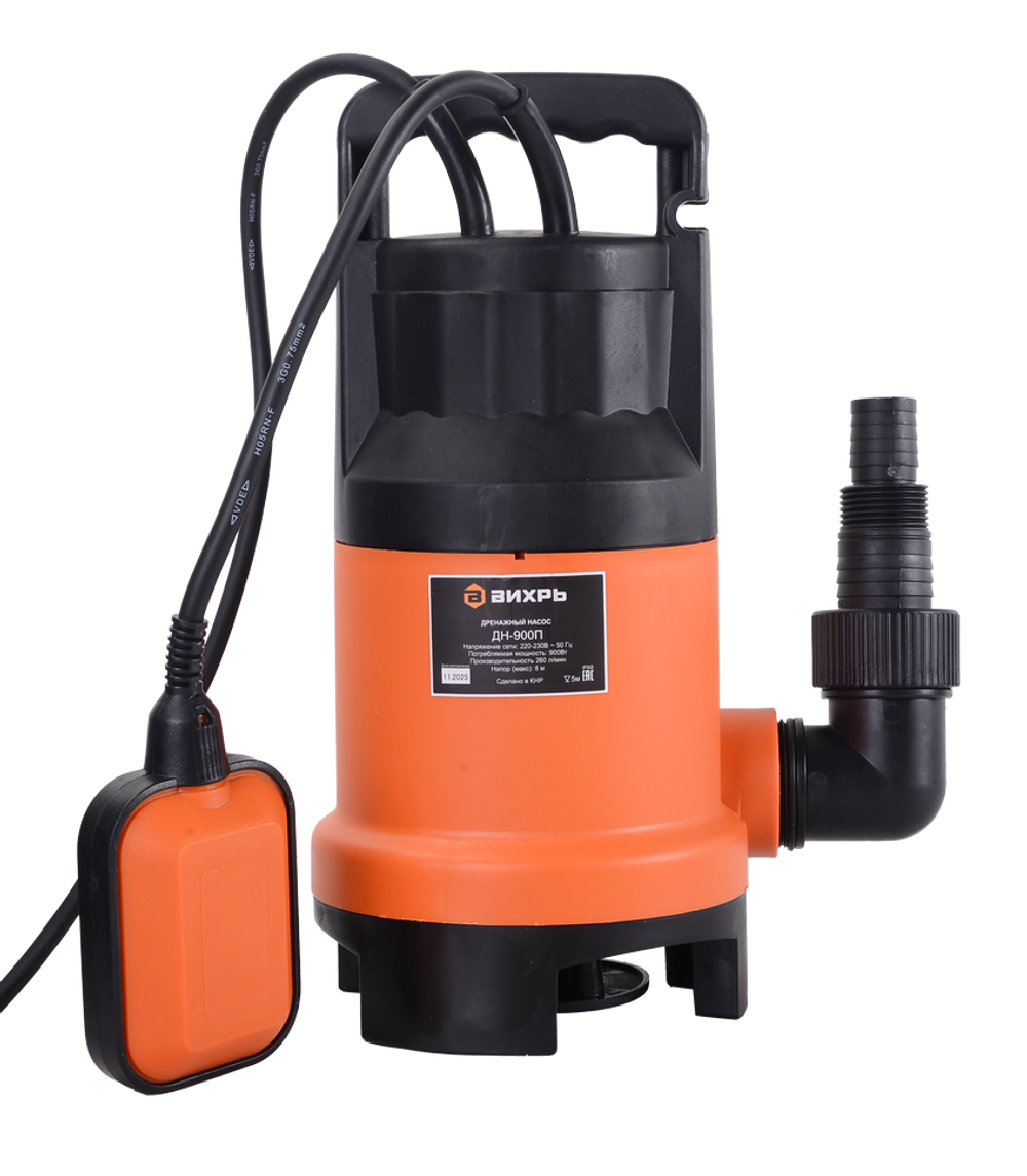 Дренажный насос Вихрь ДН-900П