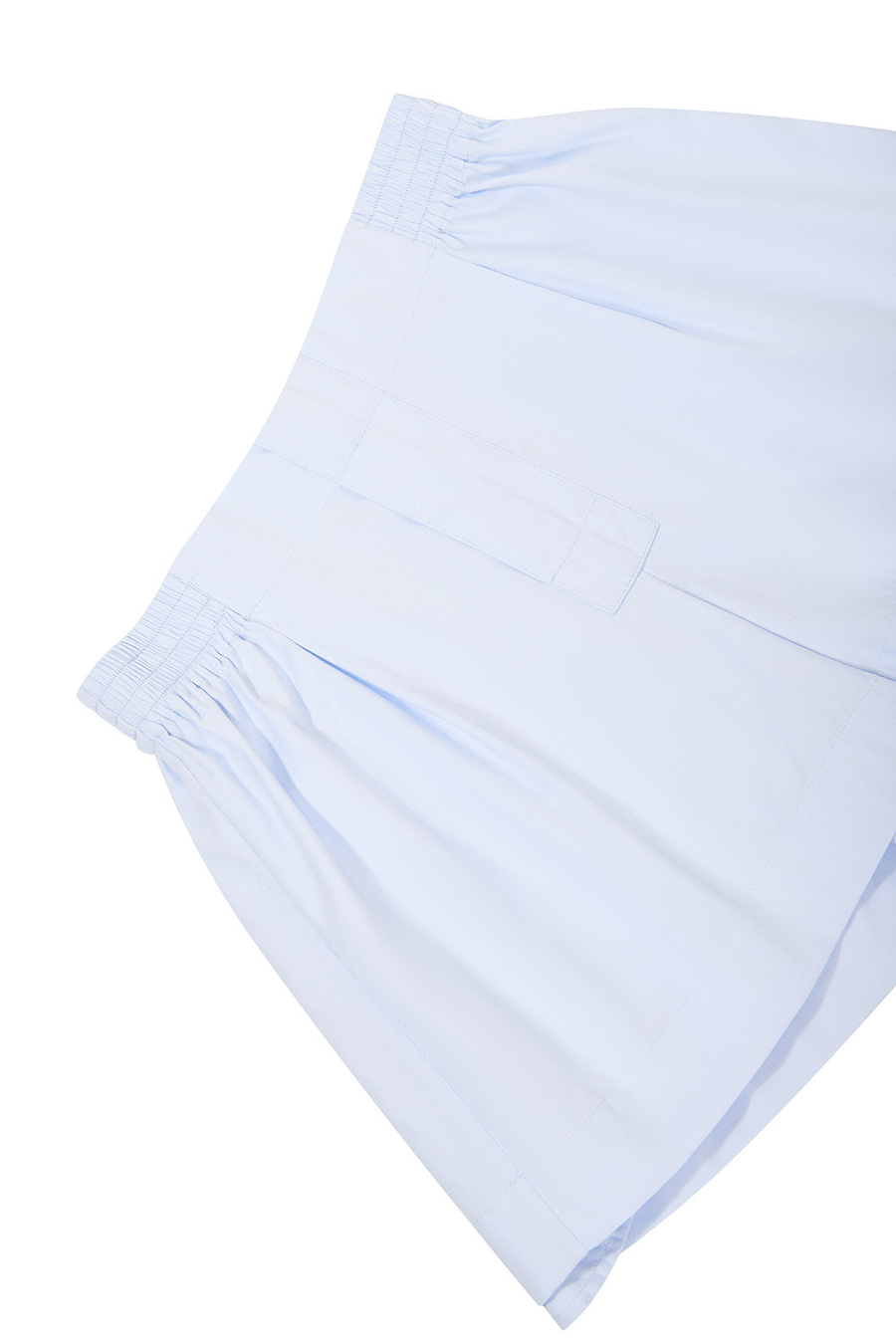 Шорты с гульфиком из хлопка AMAN Голубой