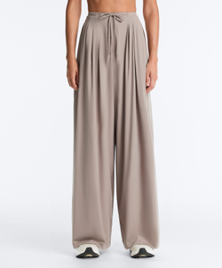 OYSHO Широкие брюки Light Touch, бледно-серый