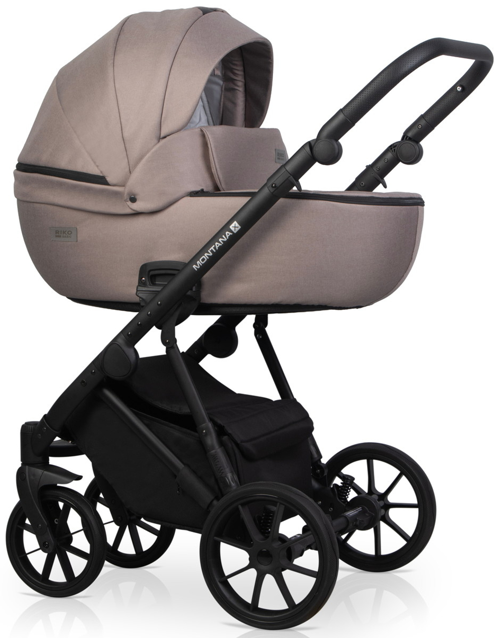 Детская коляска Riko Basic Montana X 2 в 1 50 Beige (бежевый)