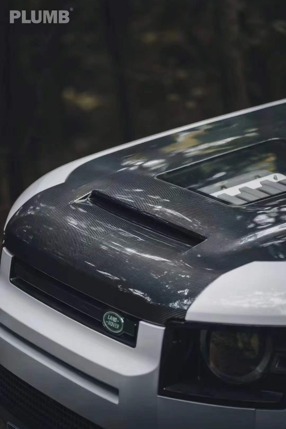 Карбоновый капот для Land Rover Defender L663 2020+ Лэнд Ровер Дефендер