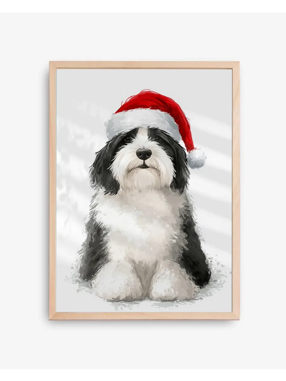 Новогодний декор постер 50х70 см на стену