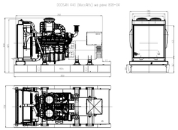 Дизельный генератор ТСС АД-440С-Т400-1РМ17 (Mecc Alte)