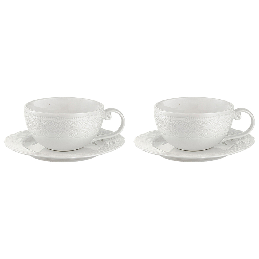 Набор чайных пар Tracery, 250 мл, 2 шт