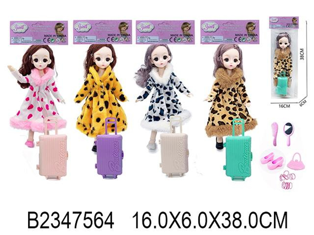 Кукла тип Модель с аксессуарами, пакет C878