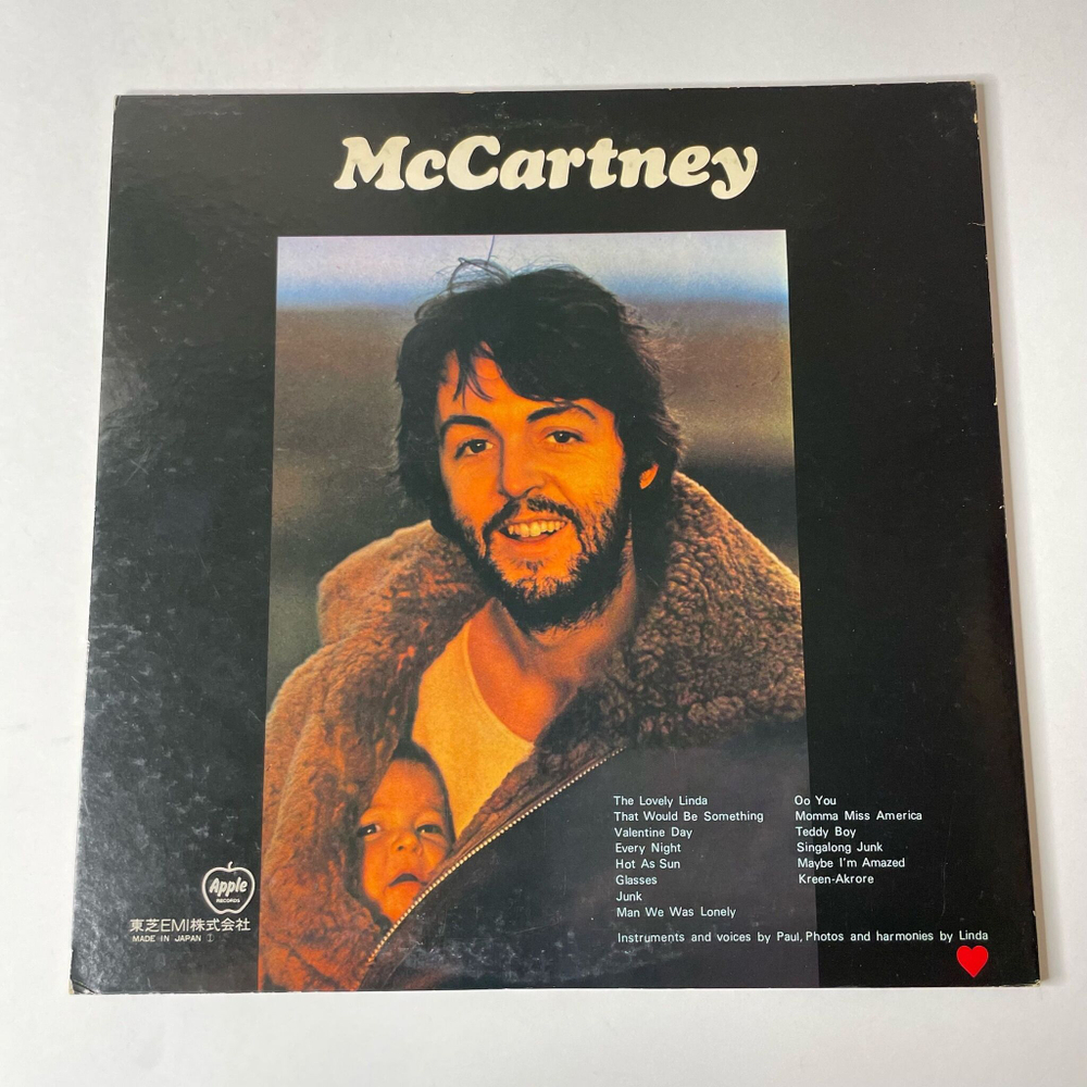 Винтажная виниловая пластинка LP Paul McCartney I (Japan 1975) (Obi)