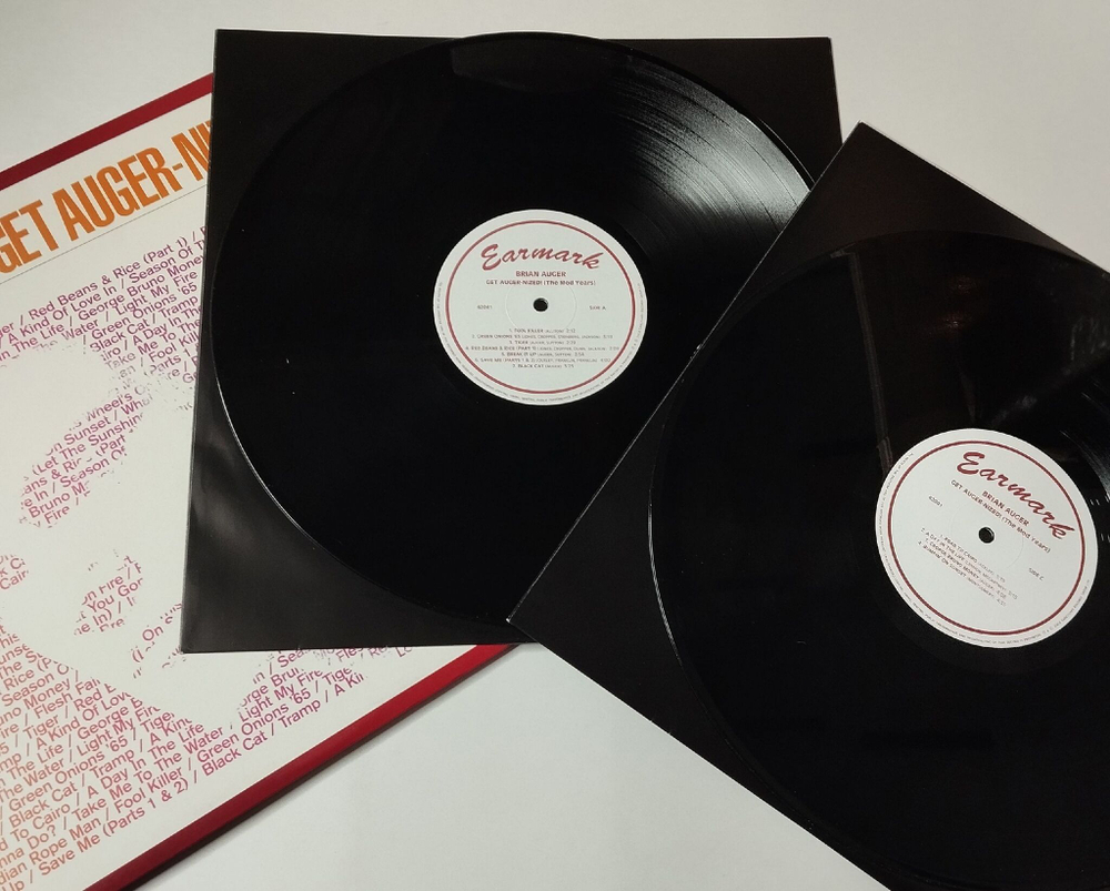 Винтажная виниловая пластинка LP Brian Auger Get Auger-Nized! (The Mod Years) (Italy 2004)